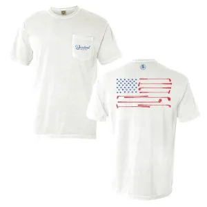 Basic Top Barstool Golf Flag Pocket Tee