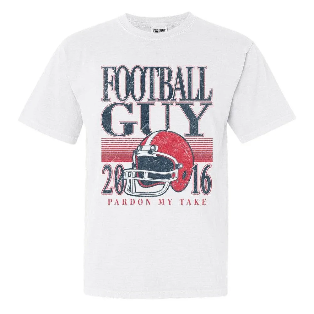 Personalized Football Guy Helmet Tee