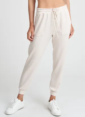 Comfort Flex Flattering Waist Patch Pocket Lounge Jogger