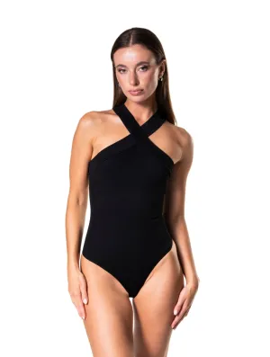 Crossover Halter Shapewear Bodysuit Daily Youth Everyday Charming