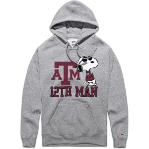 Peanuts x Texas A&M Joe Cool 12th Man Hoodie Casual Fashion Rain Resistant