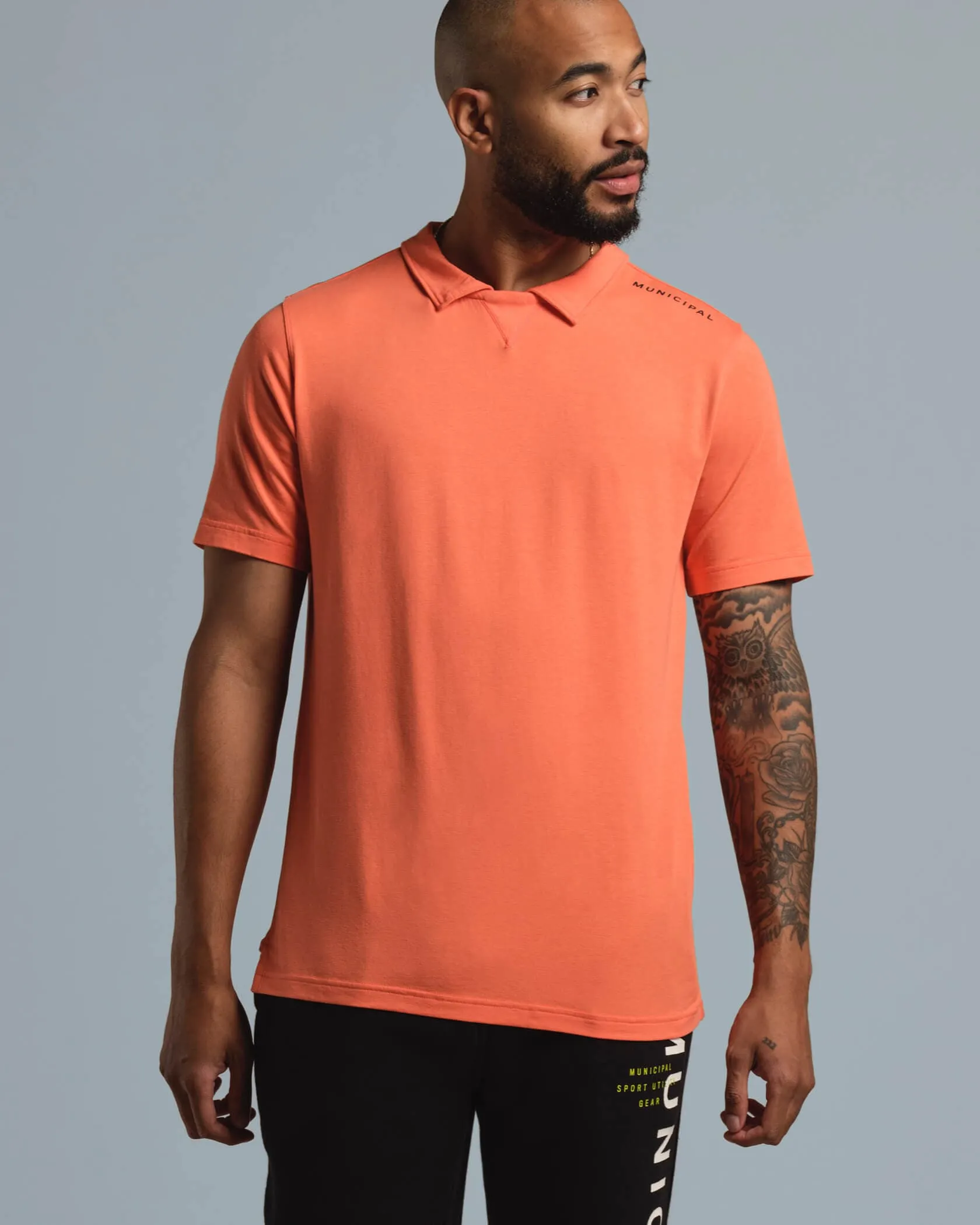 Polo T-Shirt Breathable Cotton Blend Reinforced Collar Stay