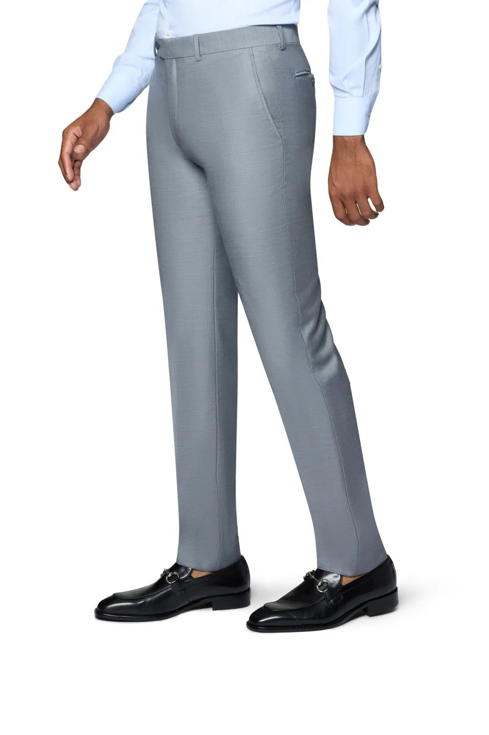 NonChafingLegs Bergamo Elegant Slim Fit Pants - Medium Grey
