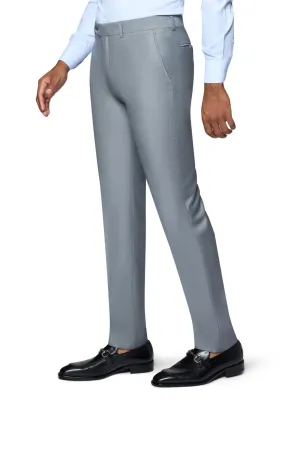 Chic Comfort Bergamo Elegant Slim Fit Pants - Medium Grey