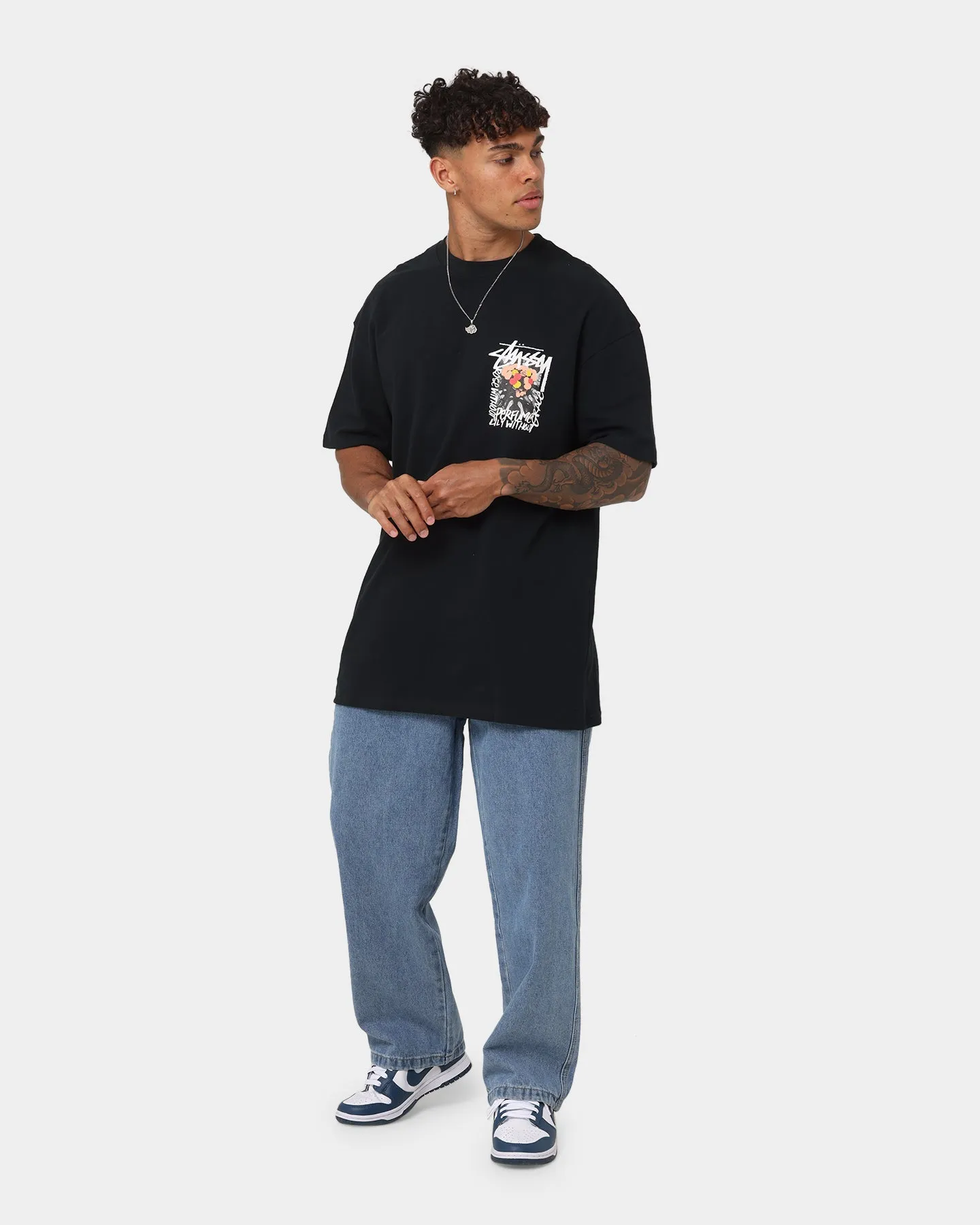 X-Large Bull Denim 91 Pants Mid Blue Fashion Piece Weighted Hemline