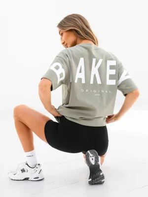 Fit for Any Season VintageWash Isabel Oversized T-Shirt - Olive