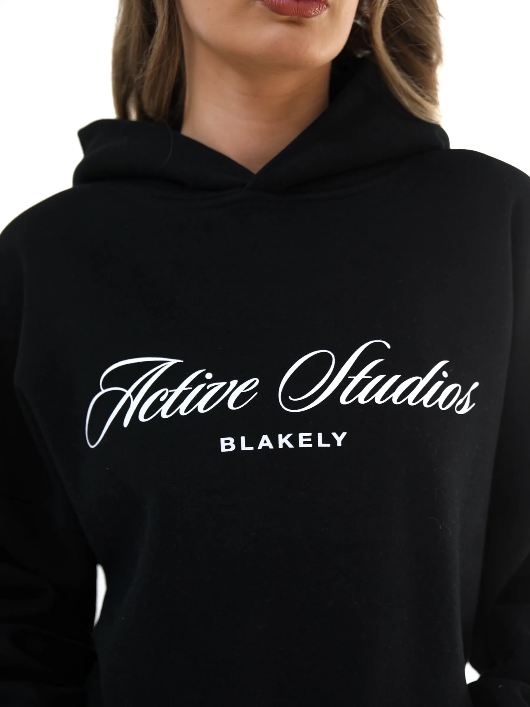 Off Duty Oversized Hoodie - Black Fourth of July wear university look