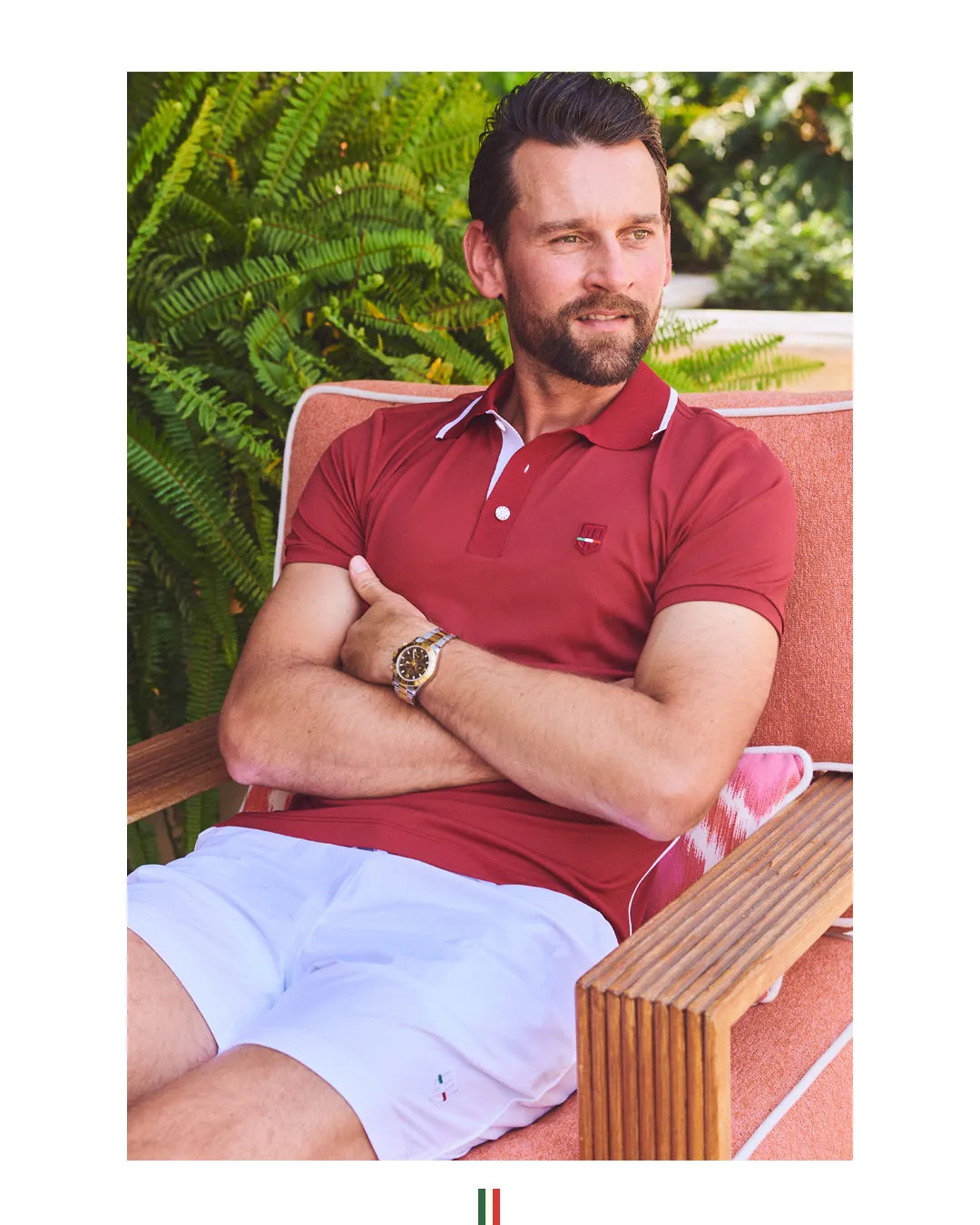 Retro IV Polo Sportiva - Marrone Collared Shirt Urban Explorer
