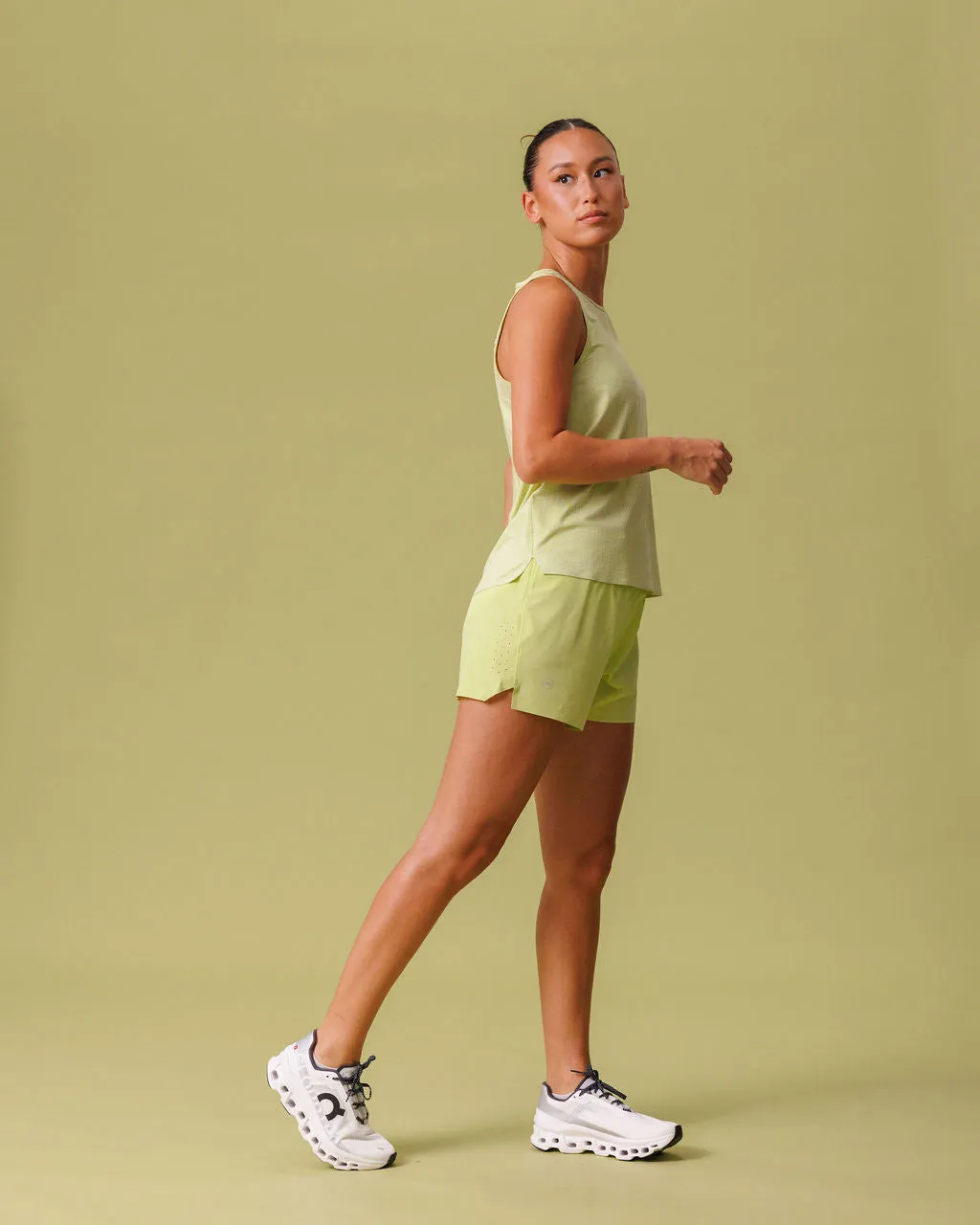 Trizar? Sport Short  | Daiquiri Green GridTexture