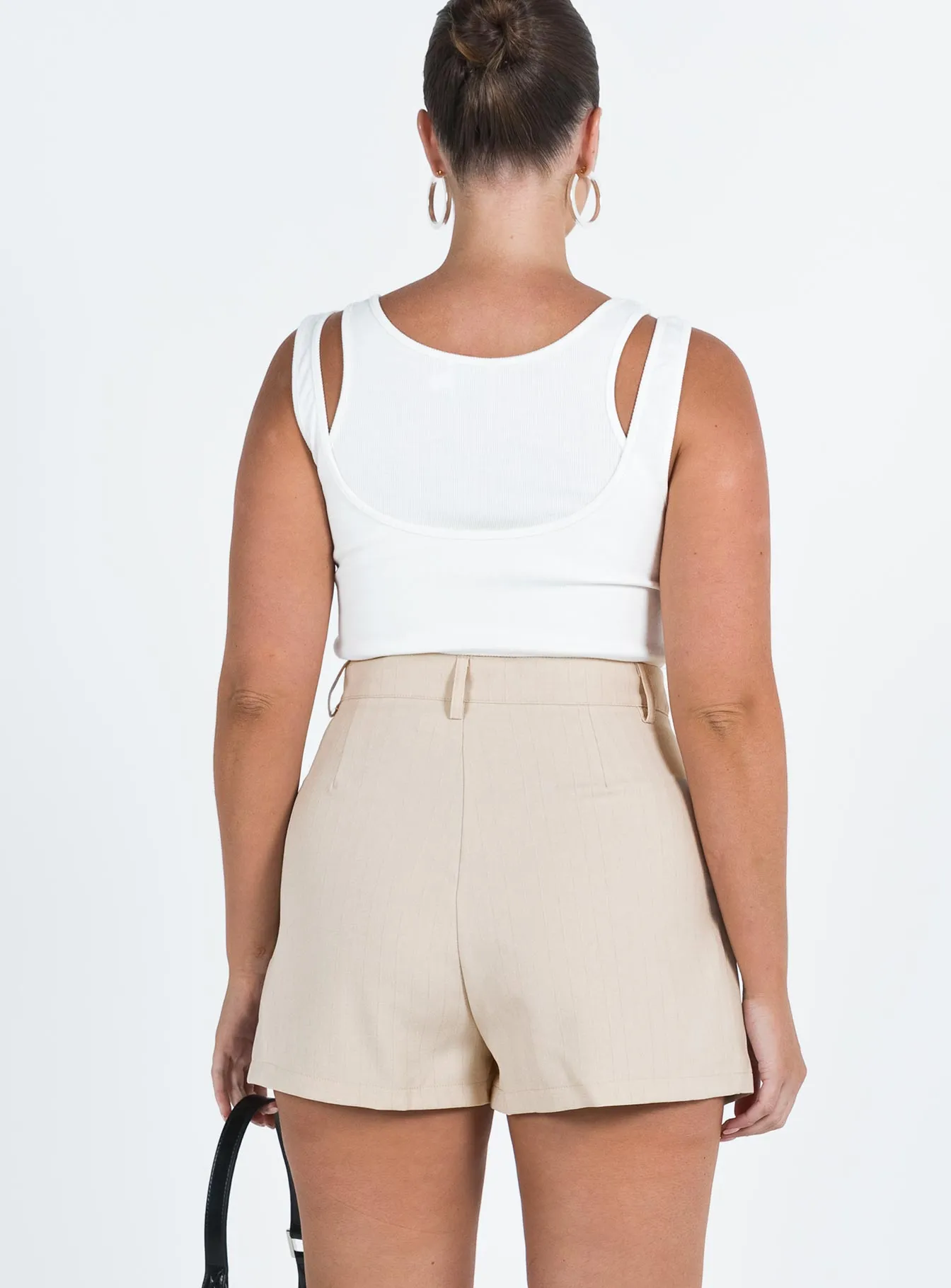Seize The Day Shorts Beige HighDurabilityClothing