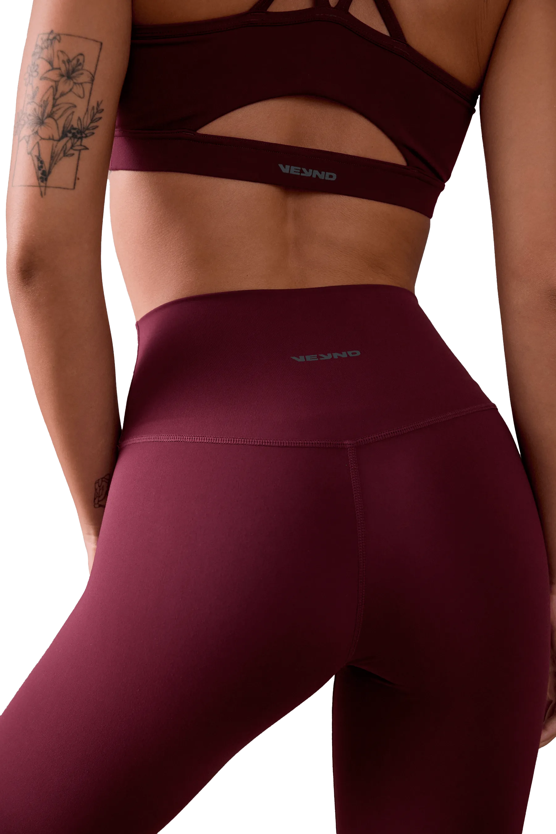 Shape Retention LEGGINGS - Burgundy