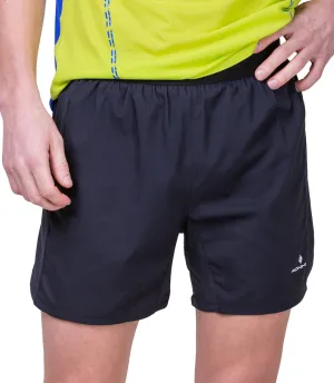 Secure Closure System Valentine's gift Ronhill Tech 5 Inch Mens Running Shorts - Black