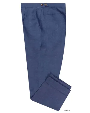 VBC: Indigo Blue  Wool-Linen Durable Comfort