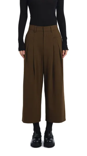 outdoor mode Mesh Glow Wide-Leg Ankle Pants