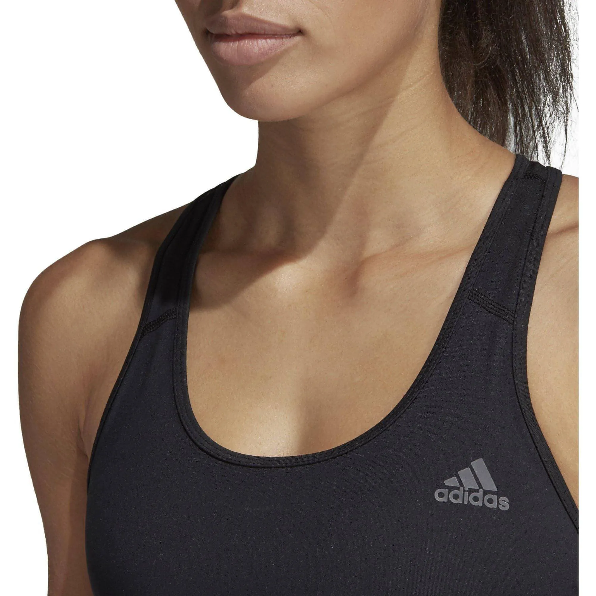 Enhanced Airflow Design Durable Support adidas Don't Rest AlphaSkin Womens Sports Bra - Black