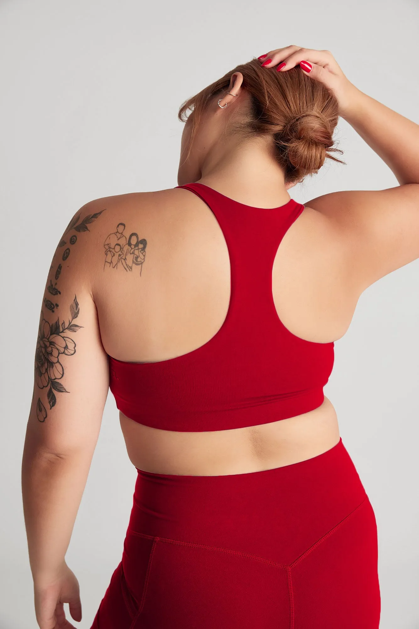 Boxy Bra in Spice Snug Fit Technology