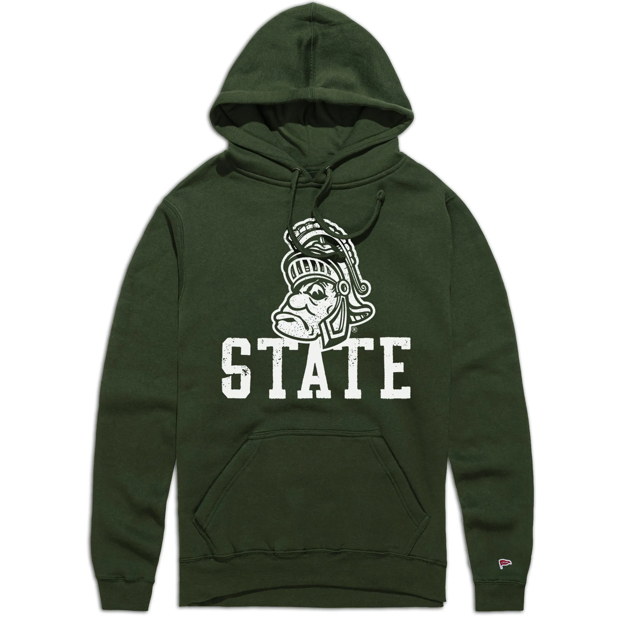 Michigan State Vintage Gruff Sparty Hoodie Gender Neutral football attire