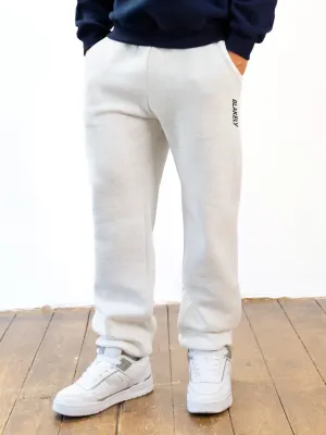 Italic Linear Relaxed Sweatpants - Marl White Recycled Polyester Blend