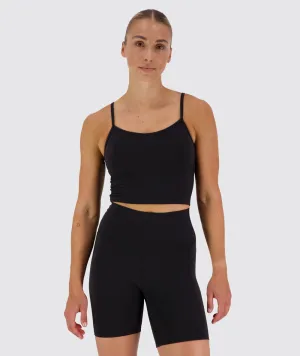SuperSoft Bra Top Adjustable Fabric Spaghetti straps