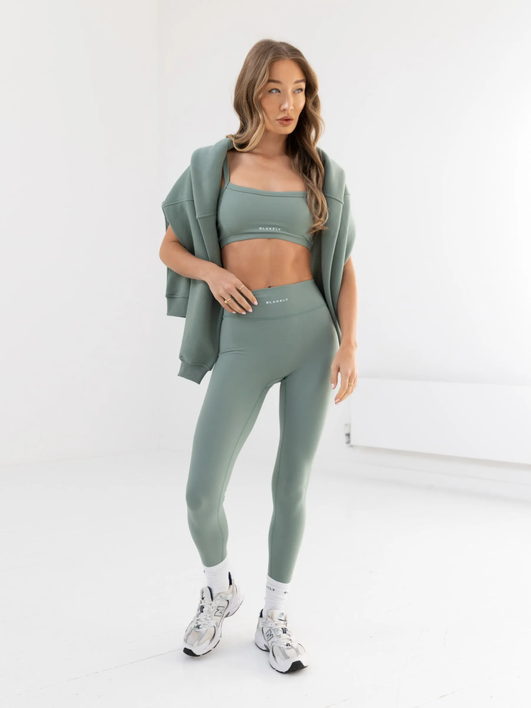 Ultimate Sports Bra - Sage Green nylon