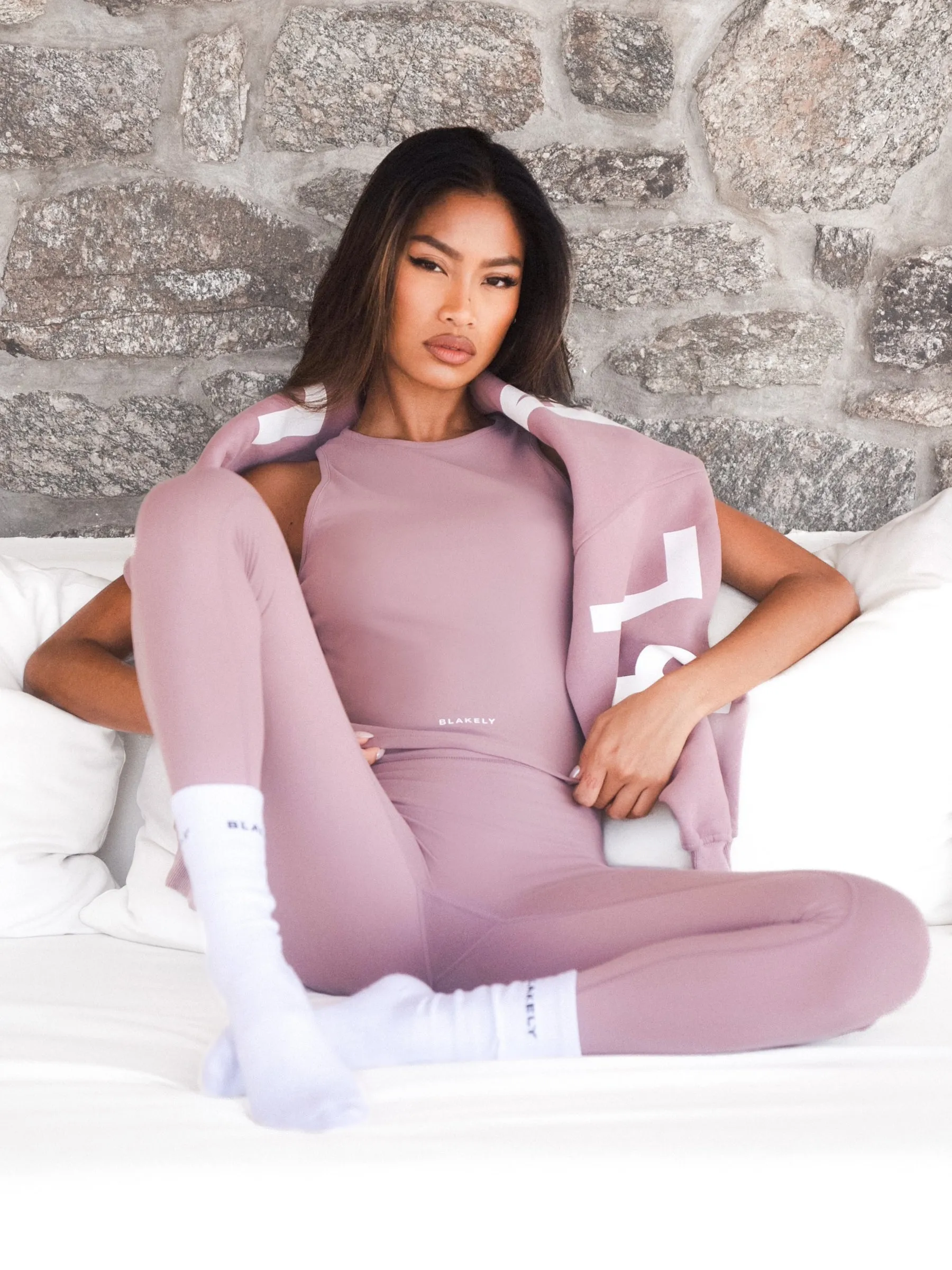 Ultimate Soft Lifestyle Vest - Dusty Pink Breathable Layer