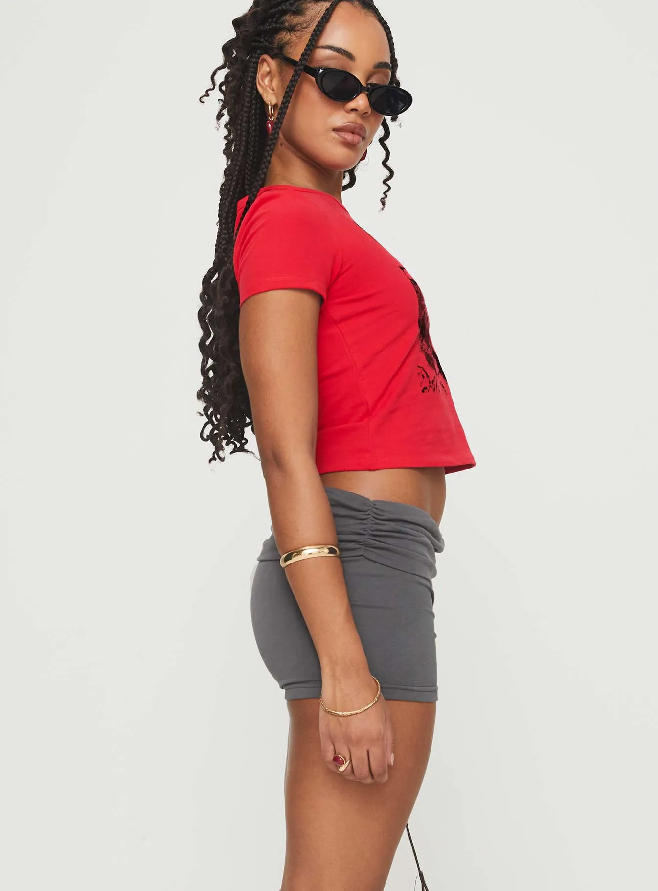 Take Me Out Shorts Slate Halo Glow