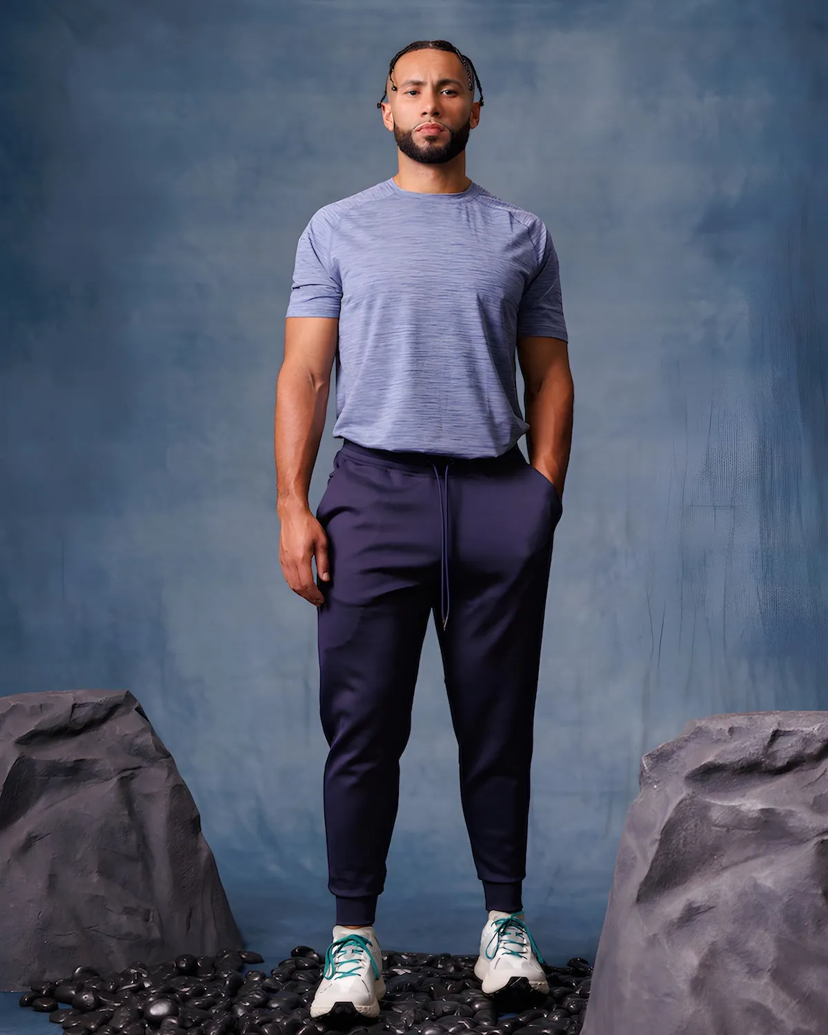 The Dynamic Warm Up Jogger | Navy GentleWaistband Dream Base