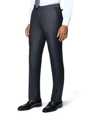 Bergamo Elegant Modern Fit Pants - Charcoal Chic Look Timeless Look