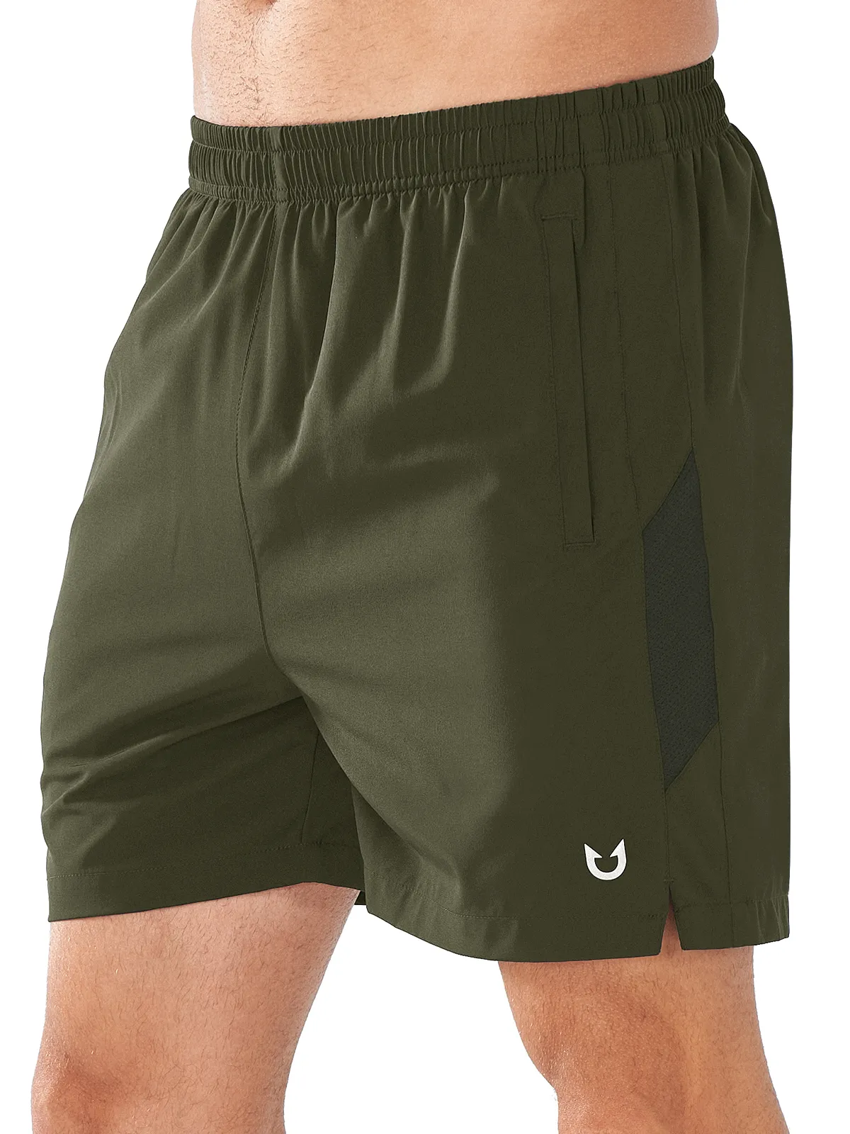 Fitness Ready Men's Workout Running 5 inch Shorts with Pockets Quick Dry Fit Gym