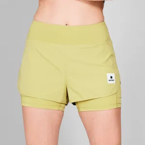 Quick Absorption fade resistant color 2 in 1 Pace Shorts 3''