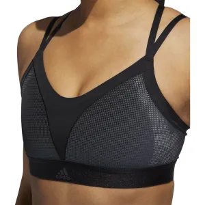 adidas All Me Womens Sports Bra - Black Floral activewear