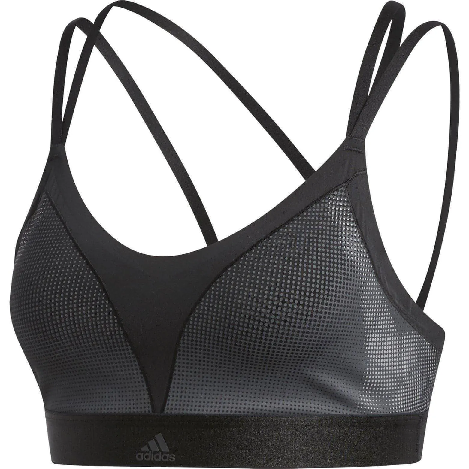 adidas All Me Womens Sports Bra - Black Racerback Style Hiking groups