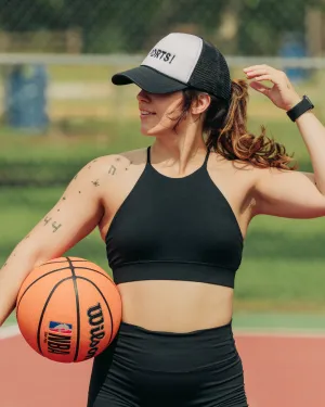 Indoor sports performance enhancement Elite High-Neck Bra