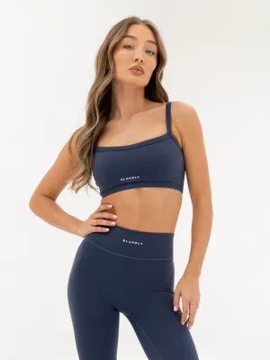 Ultimate Sports Bra - True Navy Stretchy Material Eco-friendly