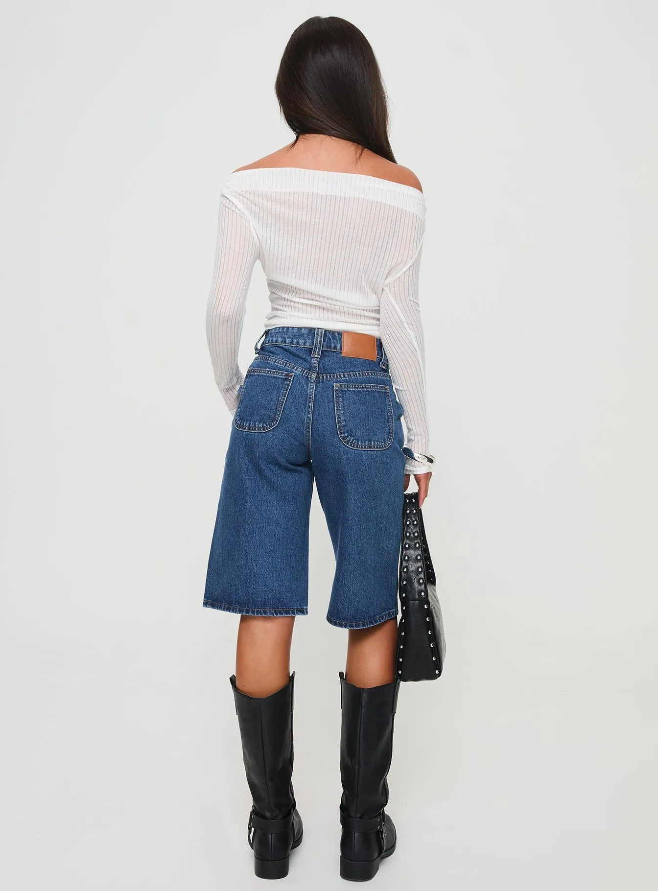Cervantes Jorts Mid Wash Denim SmoothEdgeTrim