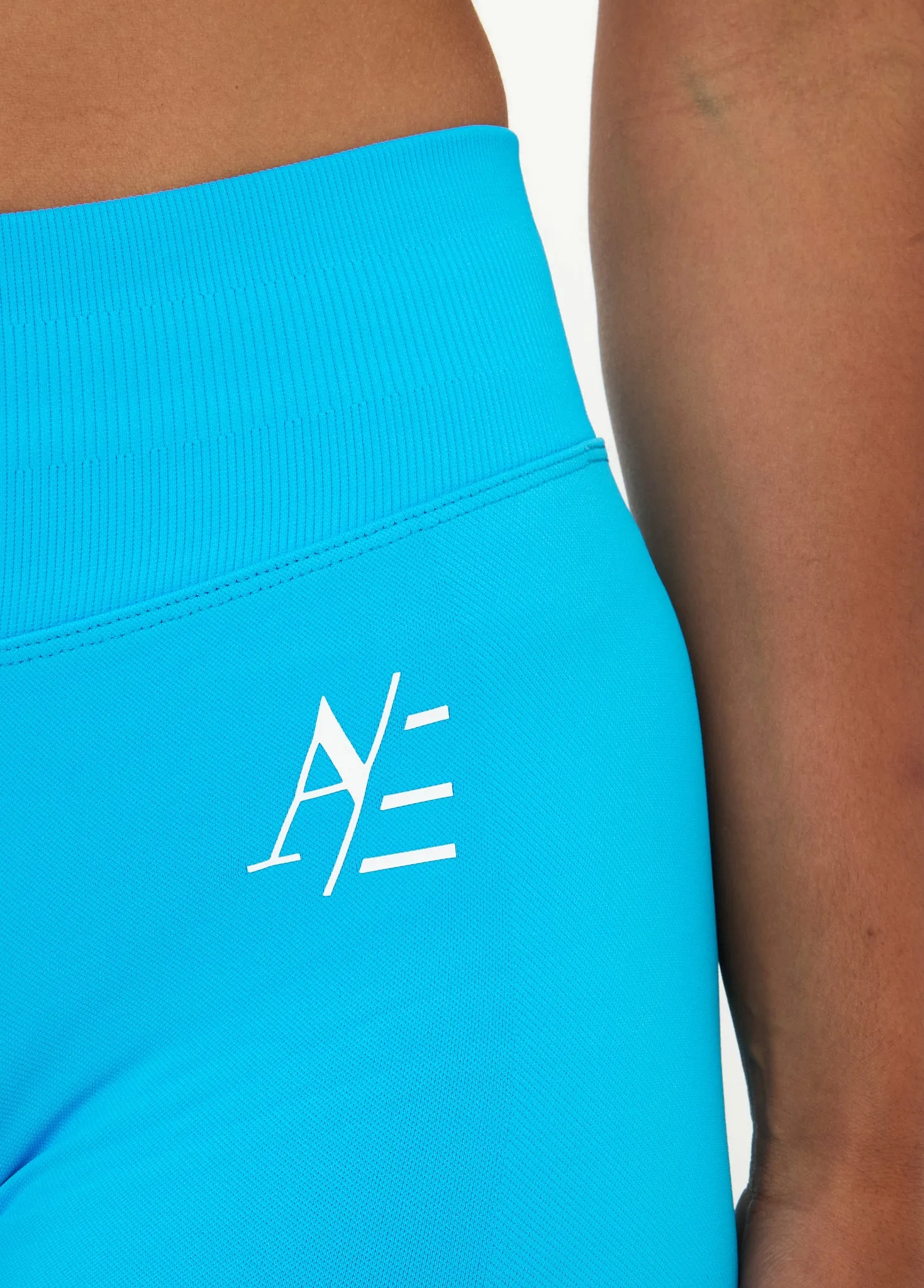Sport Short Tropical Blue Impact Absorbing Padding