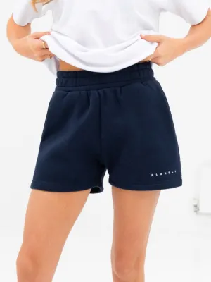 Versatile Style Isabel Jogger Shorts - True Navy