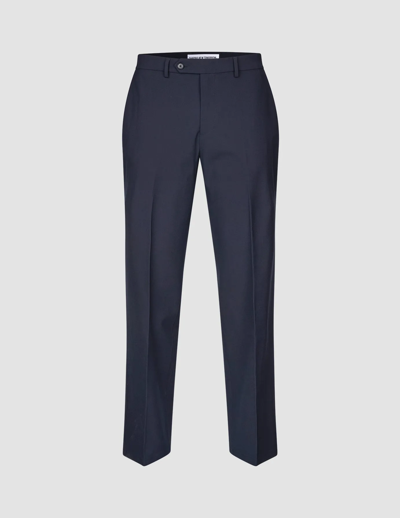 Essential Suit Pants Relaxed Fit Midnight Blue ReinforcedBeltLoops AntiStaticFinish