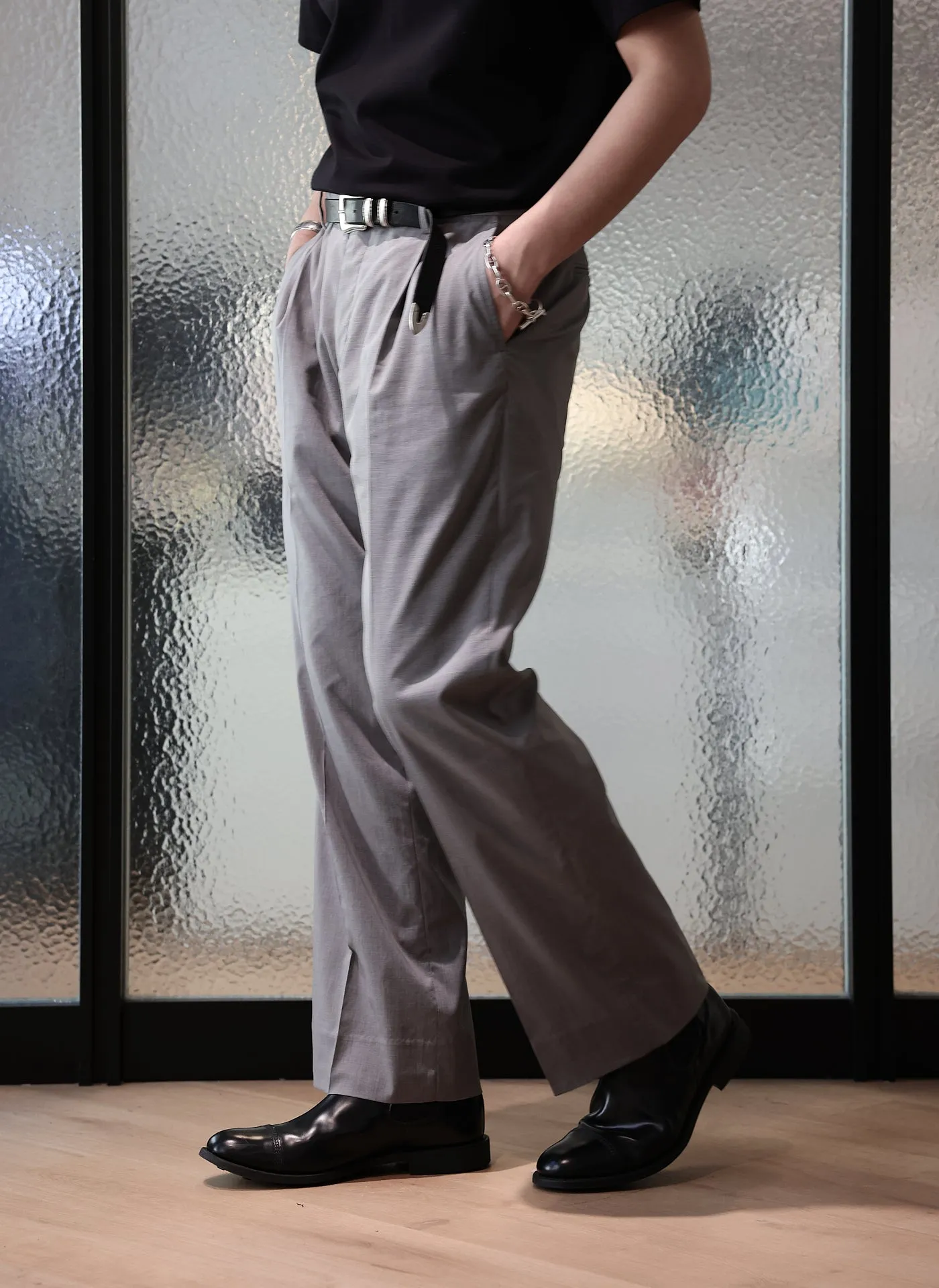 Coolmax Polyester Ramie Construction Suit Pants NonChafe