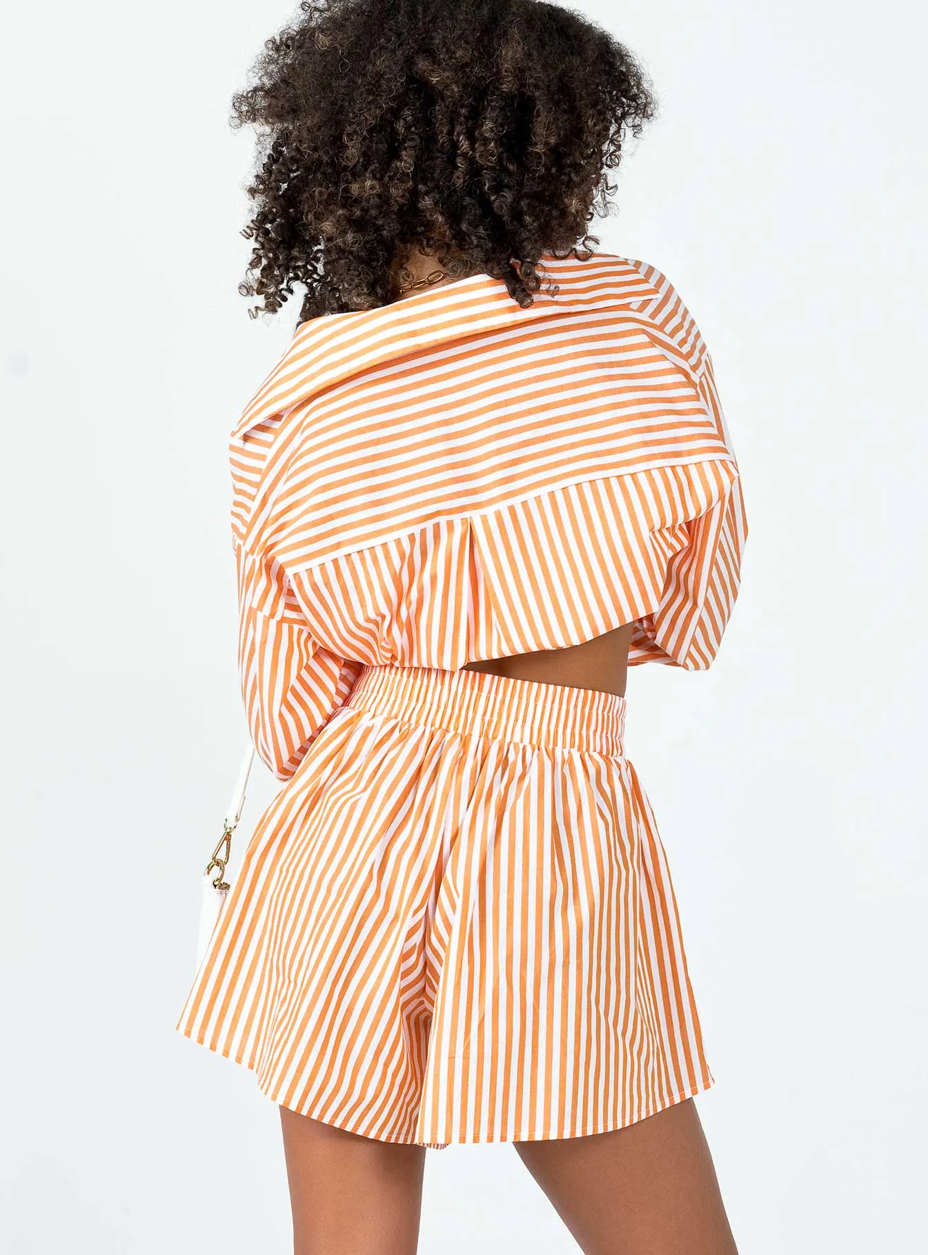 Boyfriend Shorts Orange Gloss Fit HighVisibility