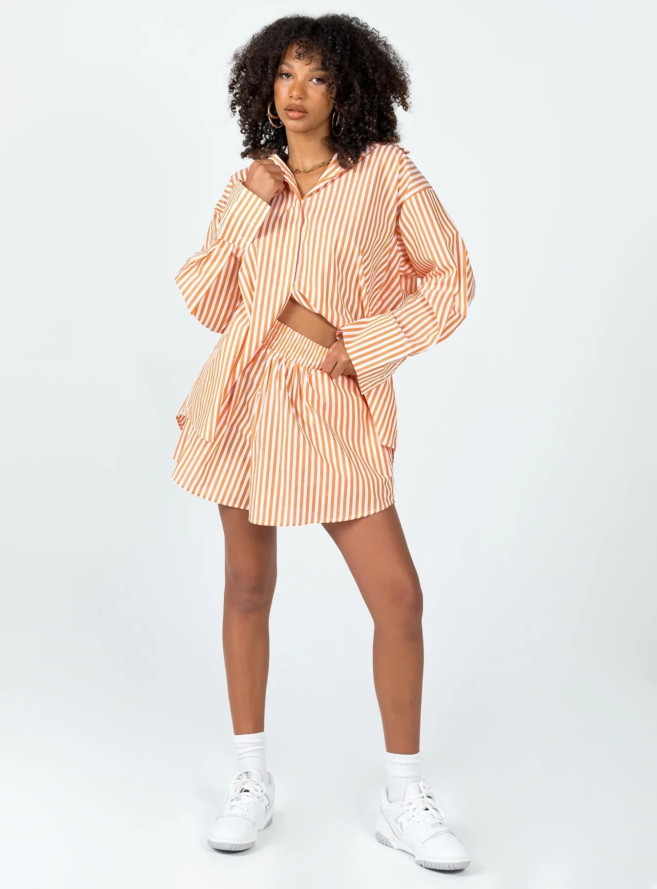 Stream Fit PressureRelief Seams Boyfriend Shorts Orange
