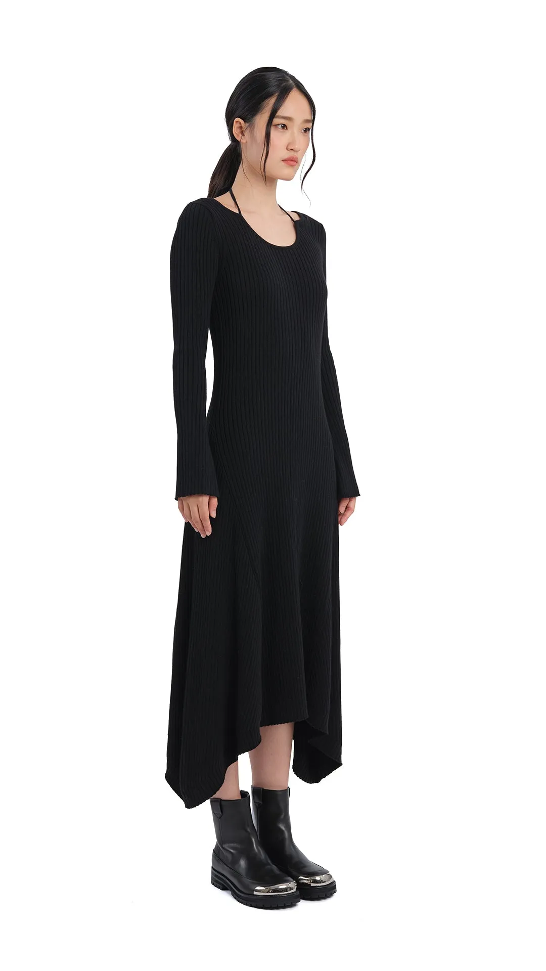 Seamless construction AntiPillingTechnology Sweater Dress