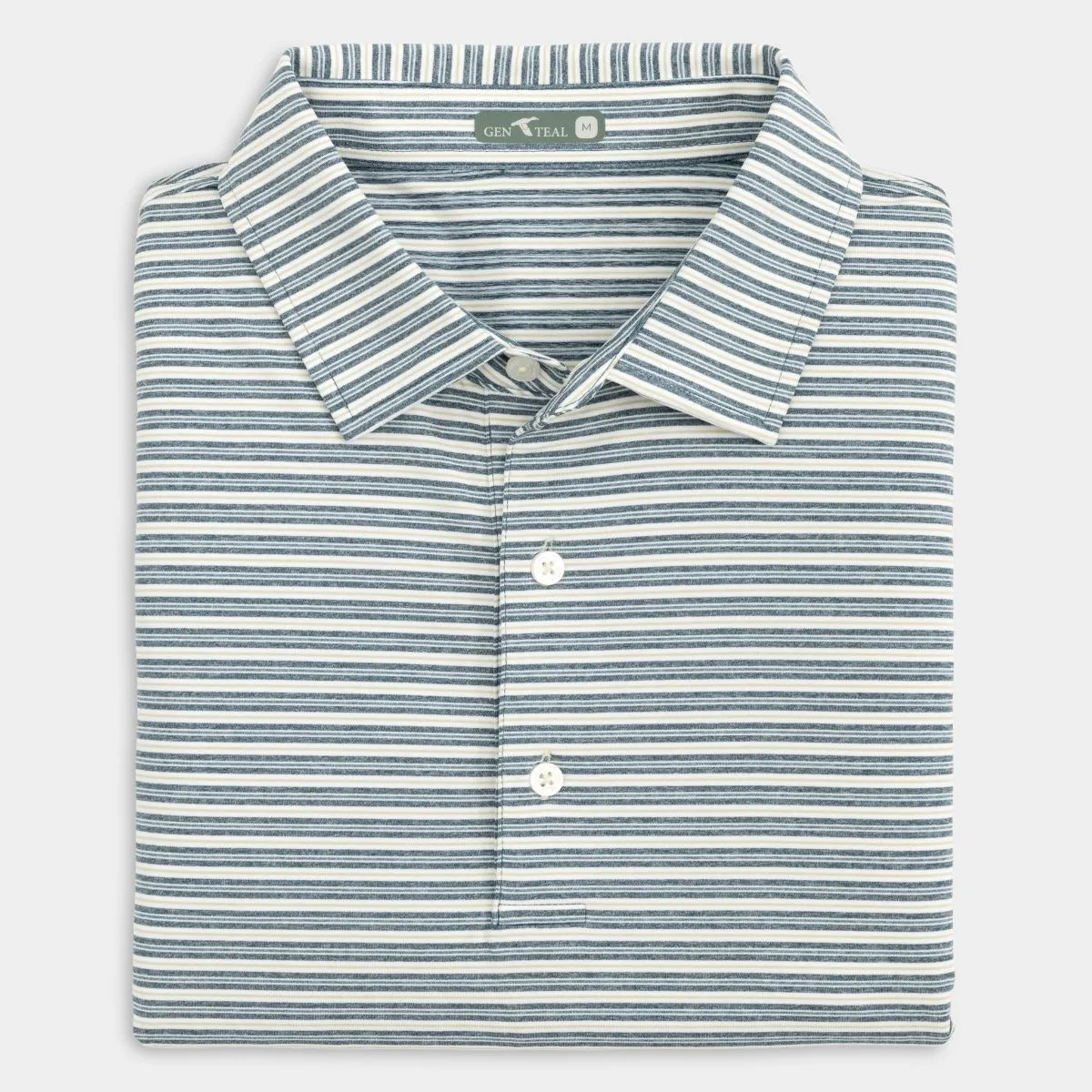 Pierce Performance Polo Subtle ToneOnTone Stitching Work Appropriate