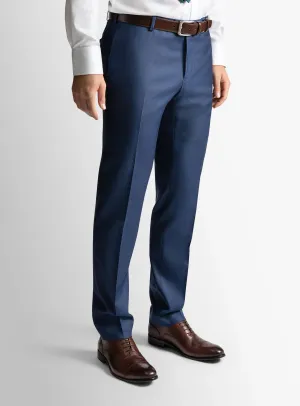 Breathable Design Dexter Sharkskin Blue Suit Trousers