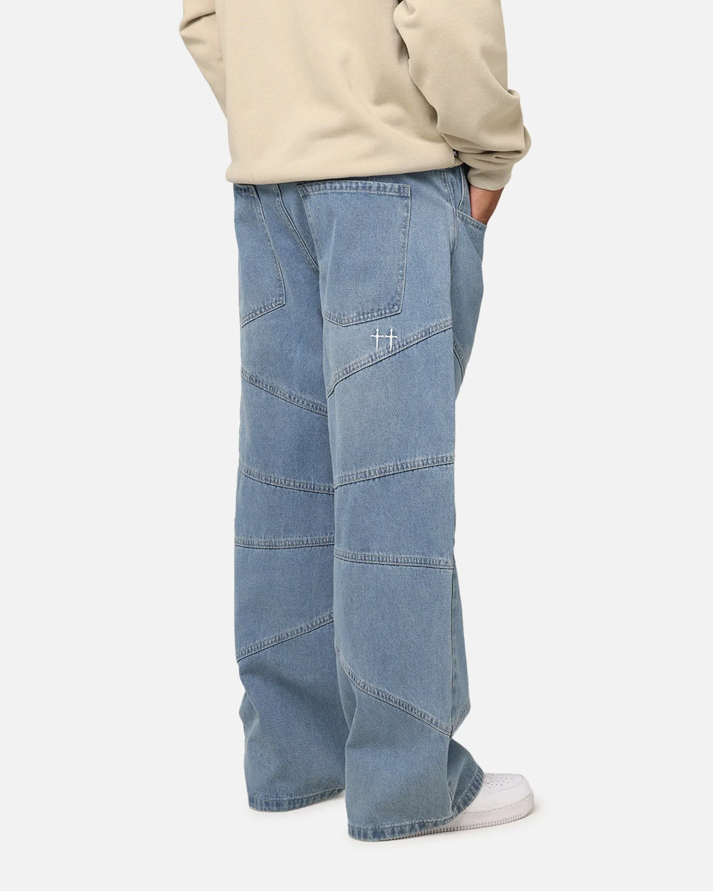 Fresh Look Breathable Minimalist Saint Morta Amplus Armoury Jeans Mid Blue