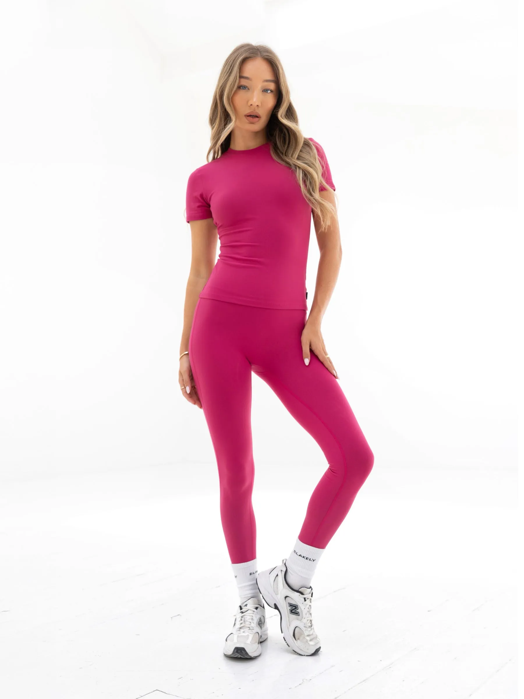 AntiPilling Treatment Lucia Baby Tee - Ultra Pink