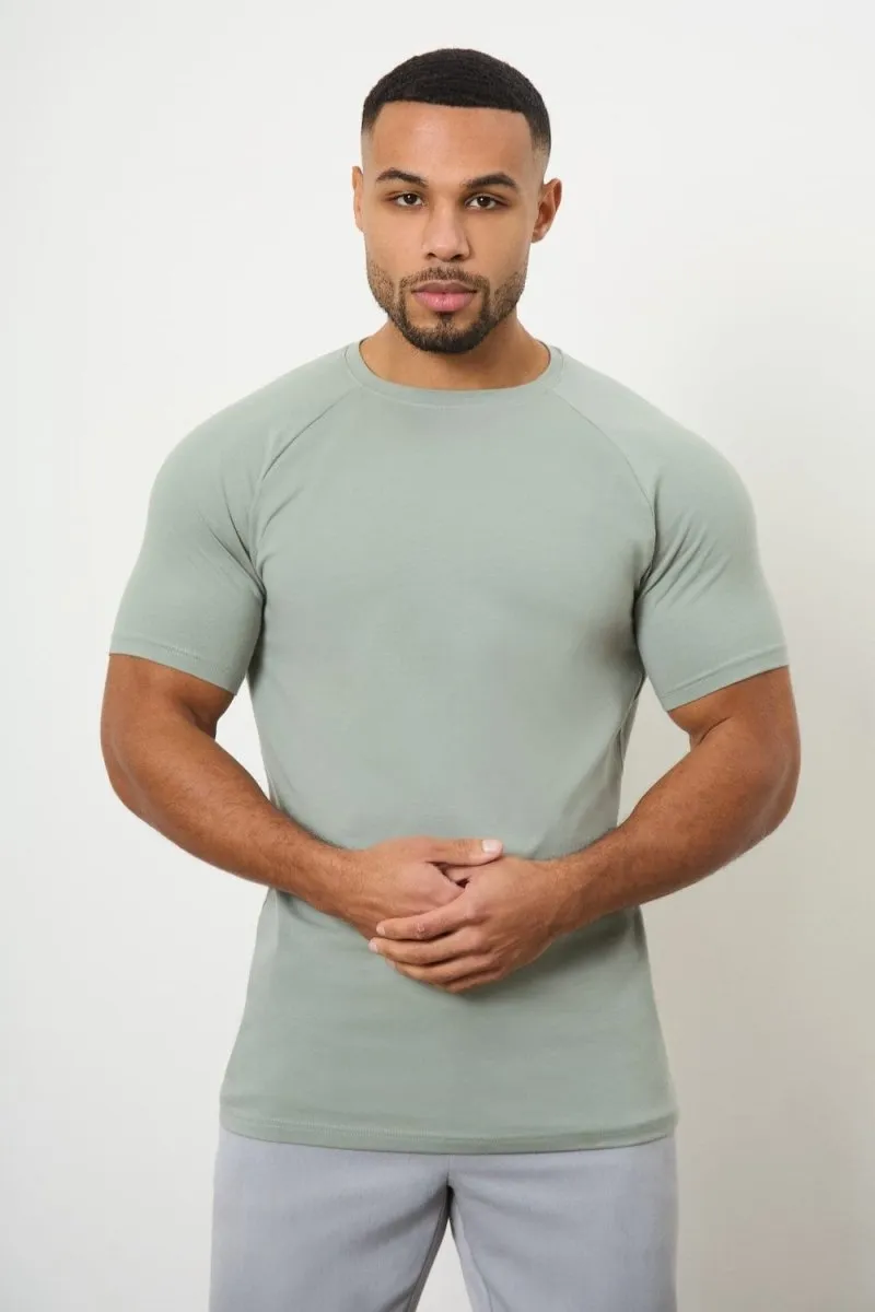 Prom Athletic Fit T-Shirt in Sage