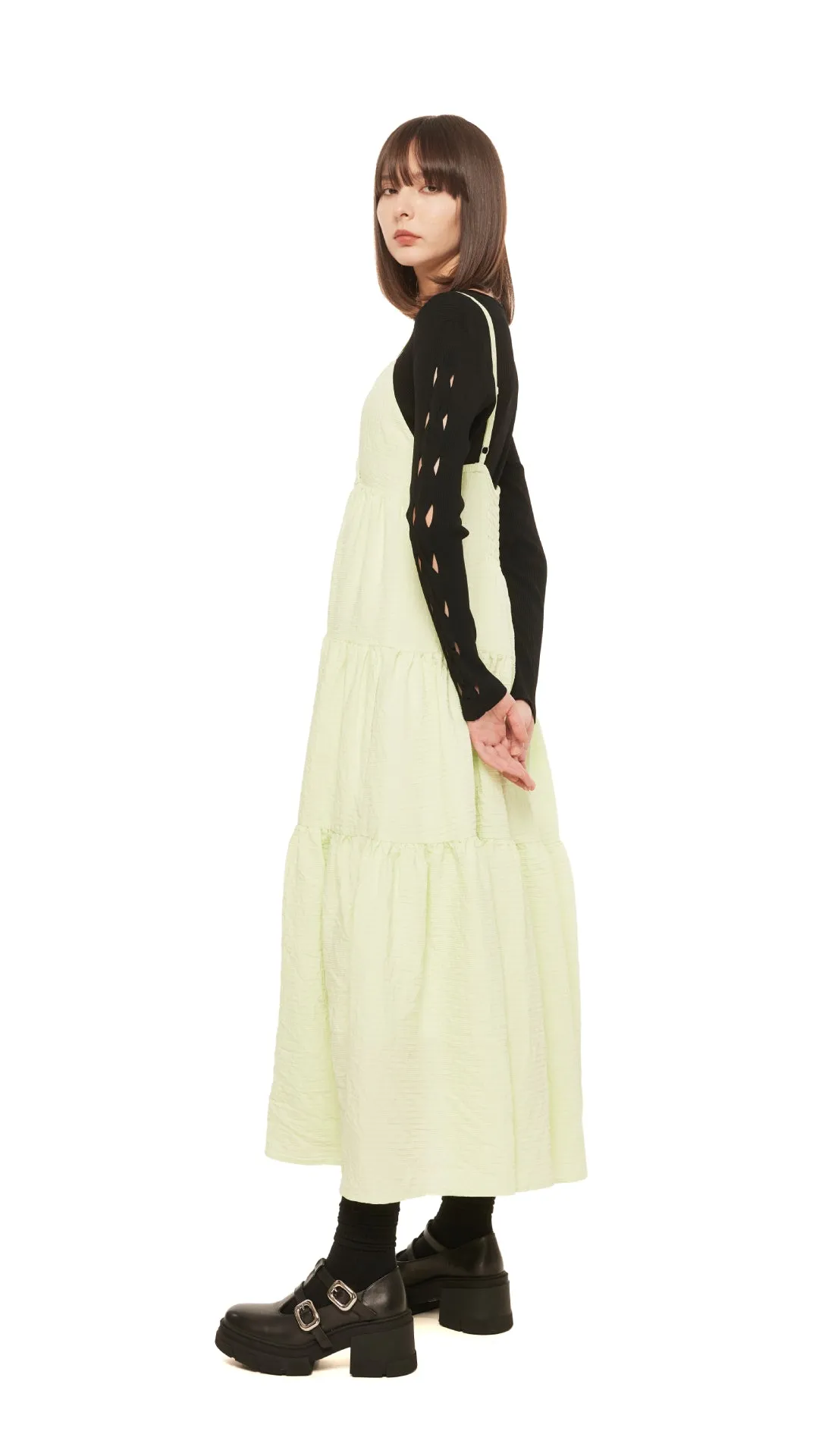 Trans Glow Tiered Gypsy Dress