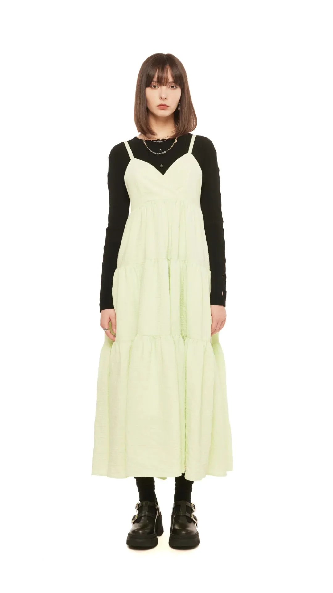 Clean Fit Tiered Gypsy Dress