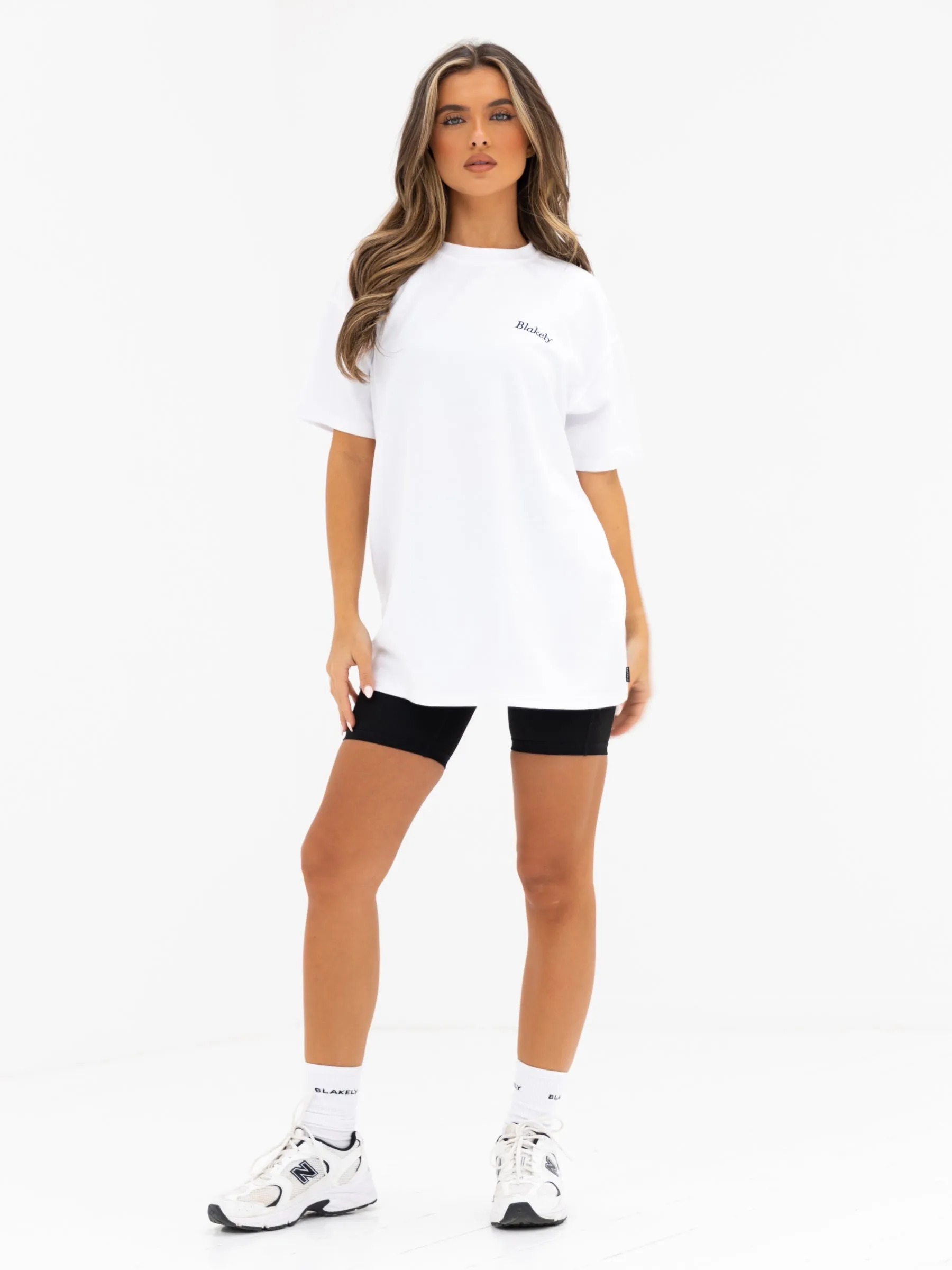 Callie Cherry Oversized T-Shirt - White Eco Friendly Material